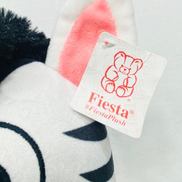 Fiesta Jungle Collection Zebra Plush Toy - 12.5" - Picture 6 of 7